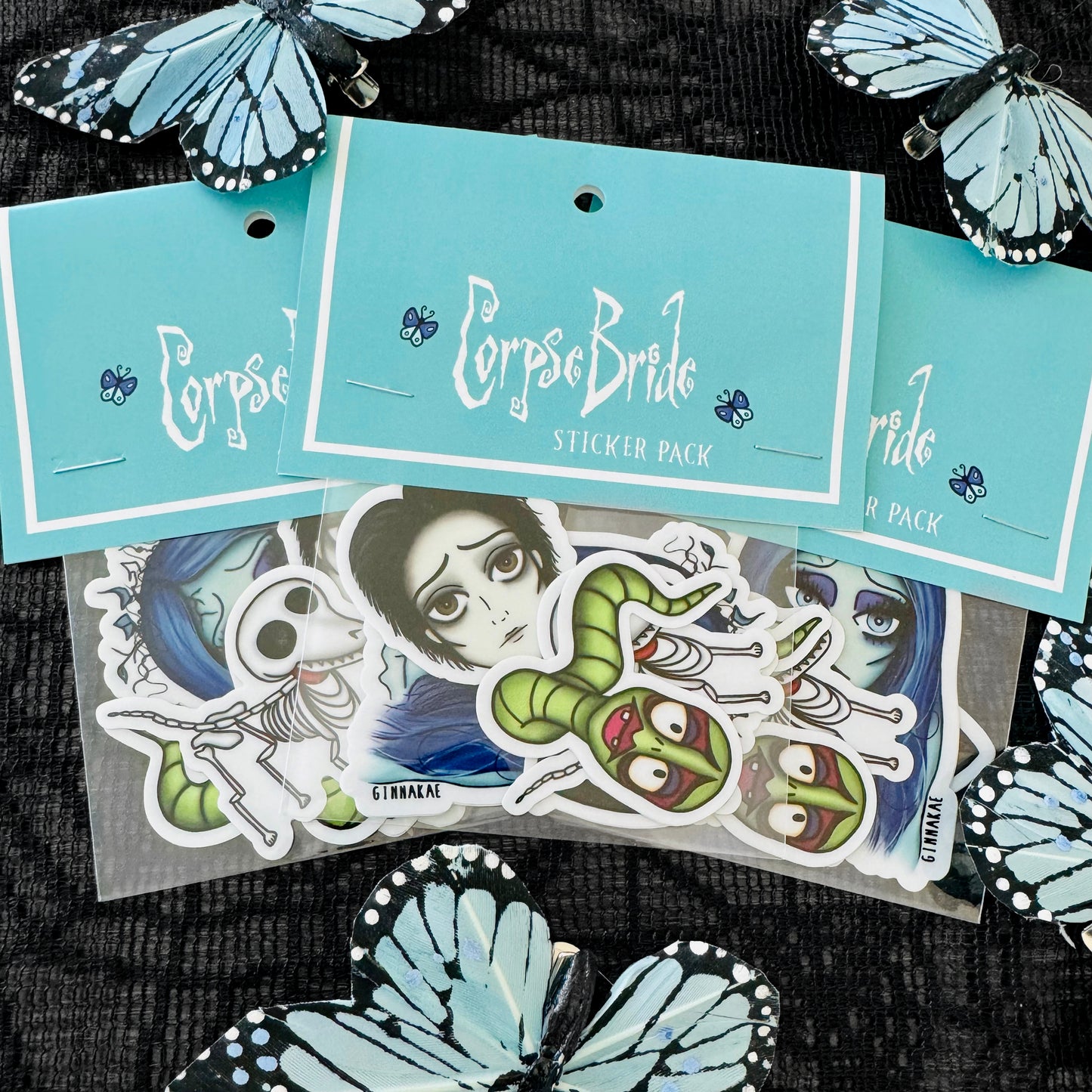 NEW! Corpse Bride Sticker Pack
