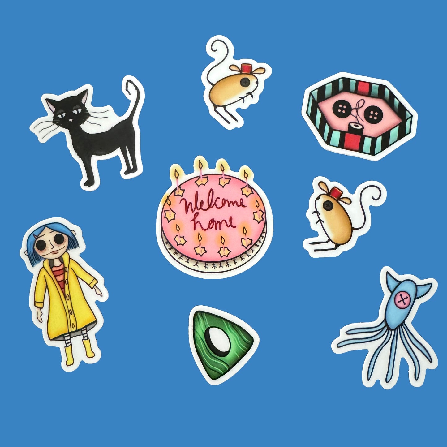 NEW! Coraline Sticker Pack