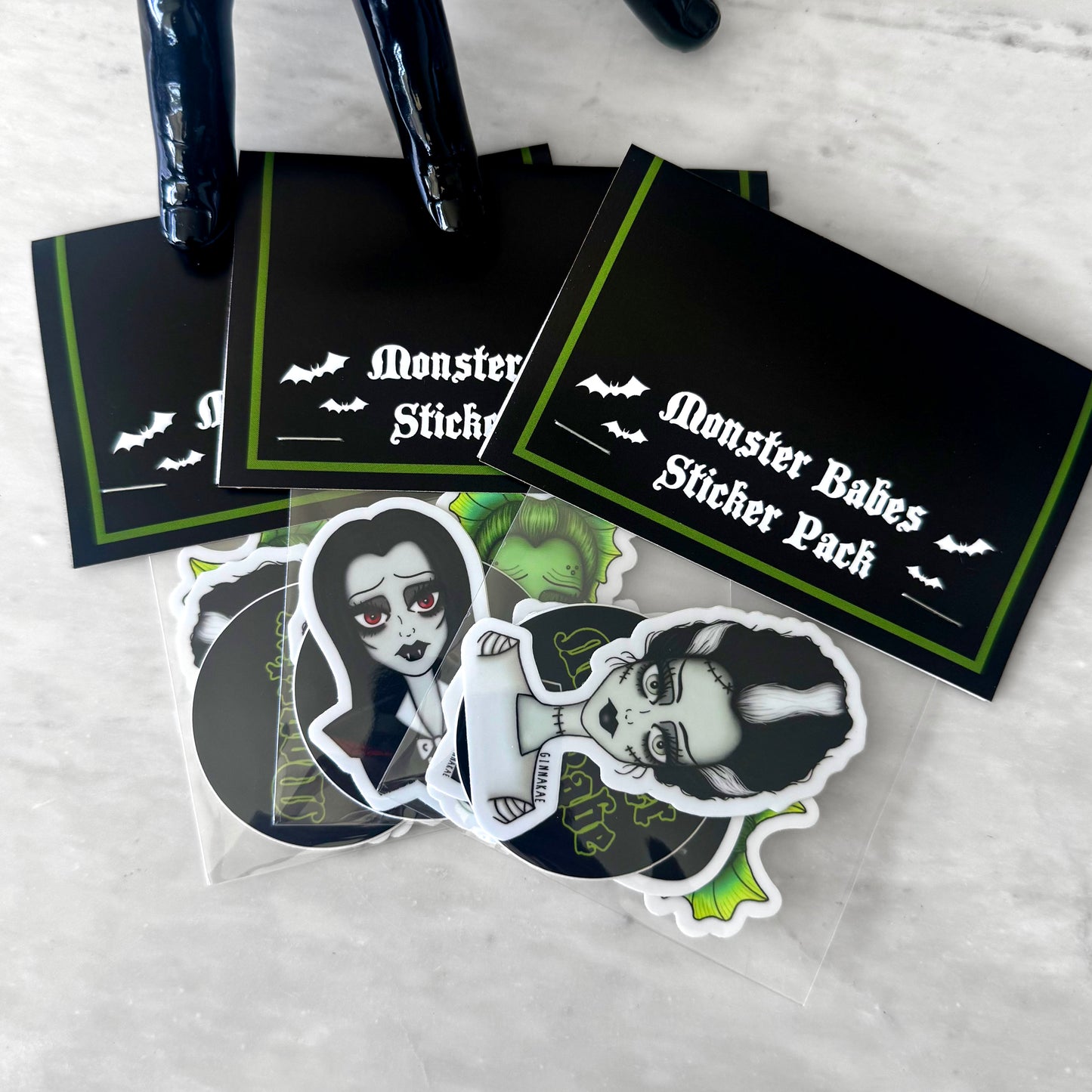 NEW! Monster Babes Sticker Pack