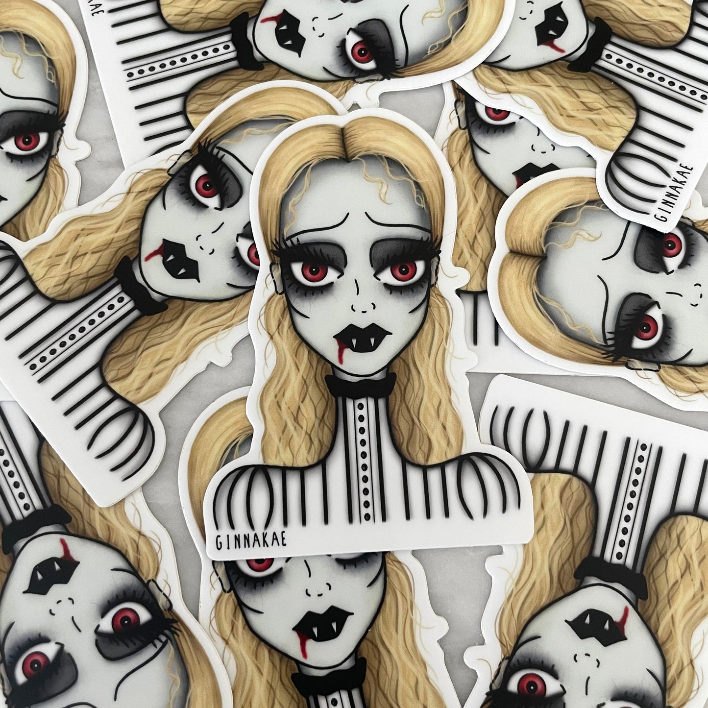 Vamp Babe Print + Sticker