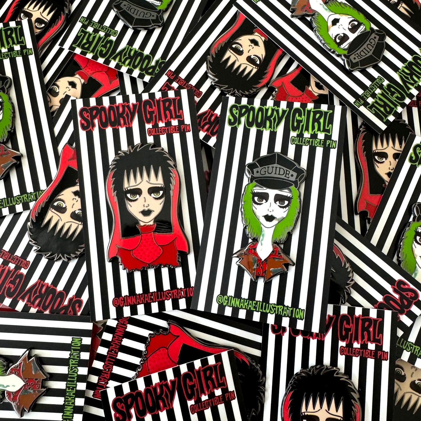 Lydia and BeetleBabe Pin Set