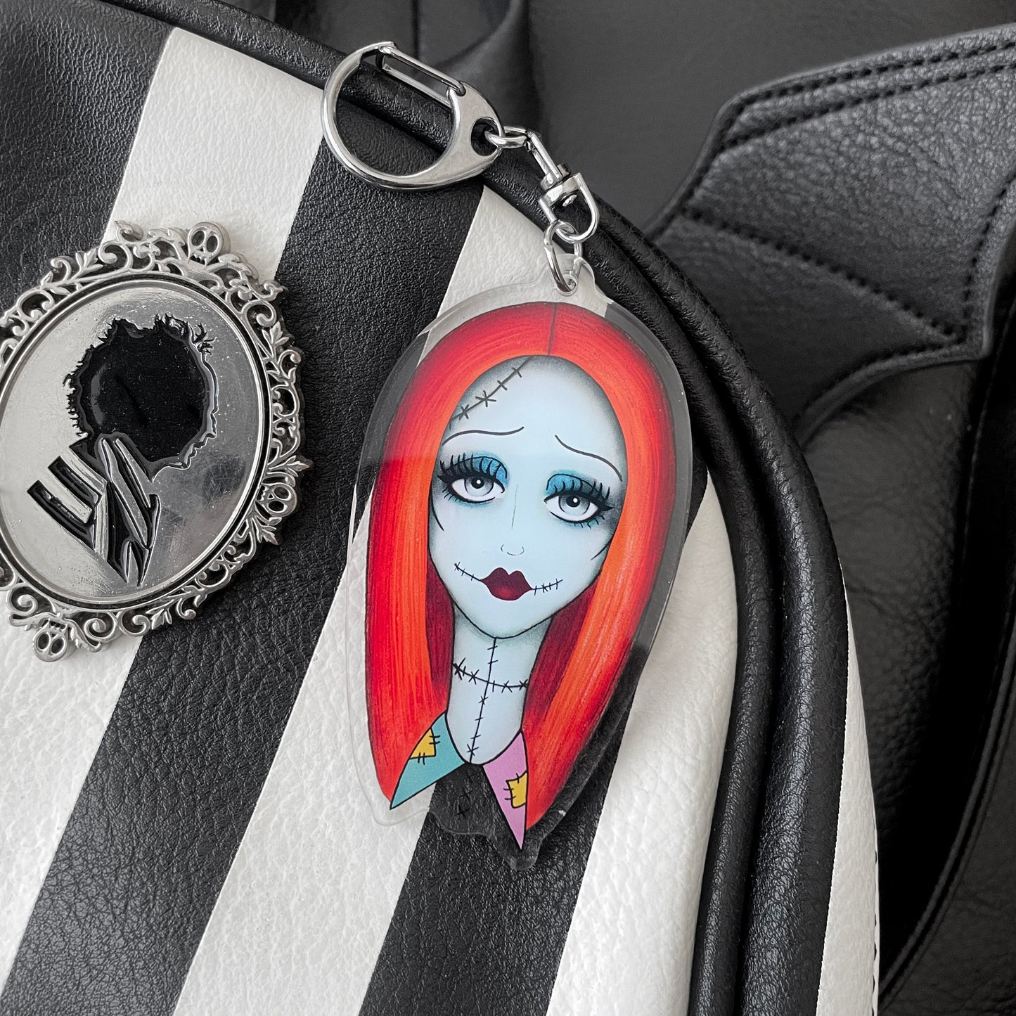 Spooky Girl Key Chains