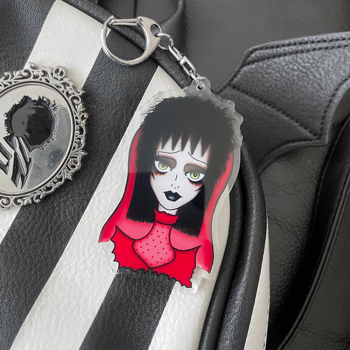 Spooky Girl Key Chains