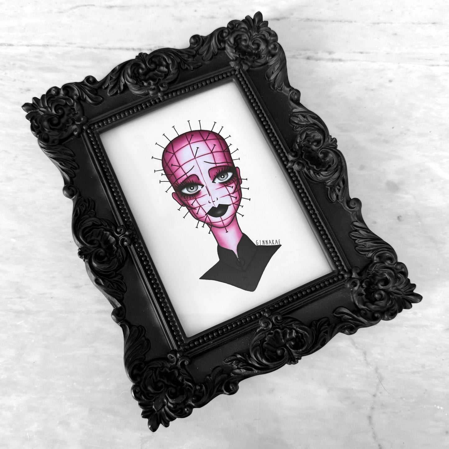 Pink Pinhead Print
