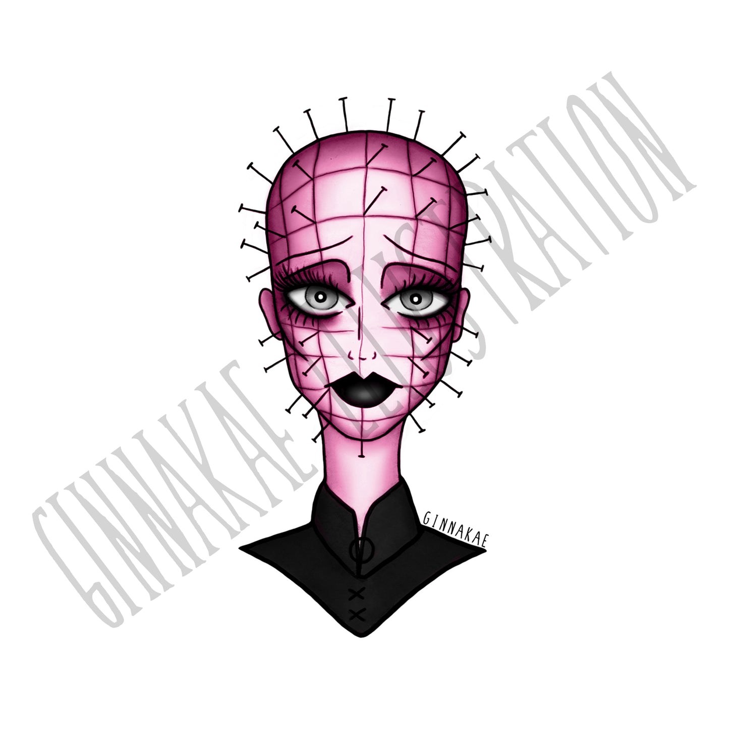 NEW! Pink Pinhead Print