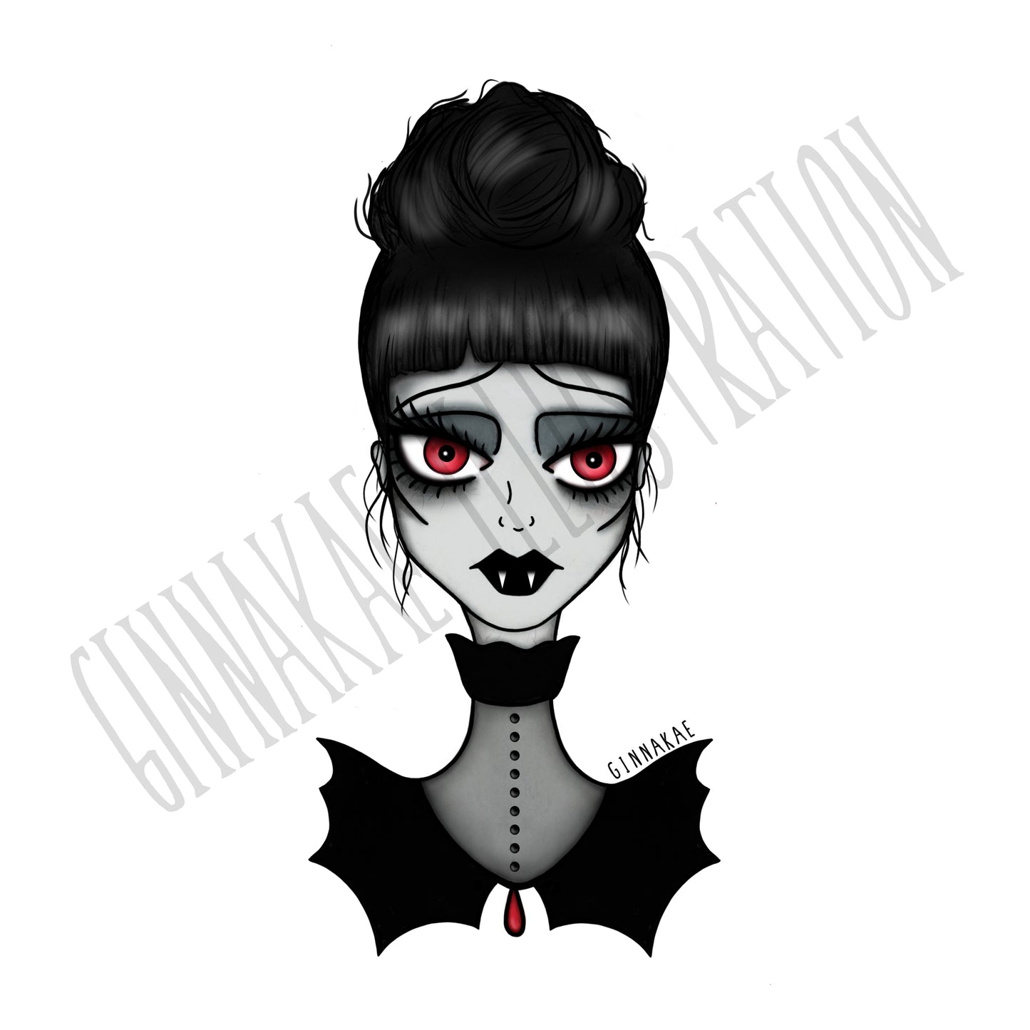 Vamp Babe Print + Sticker