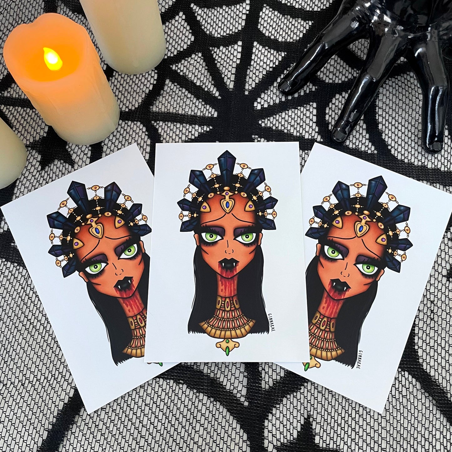 Queen of the Damned Print + Sticker