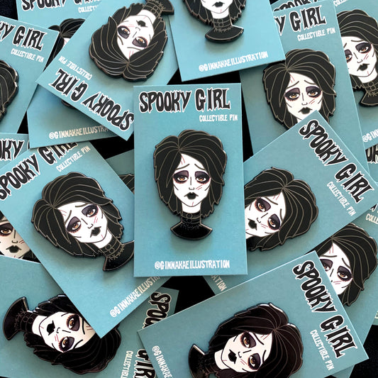 Edie Scissorhands Pin
