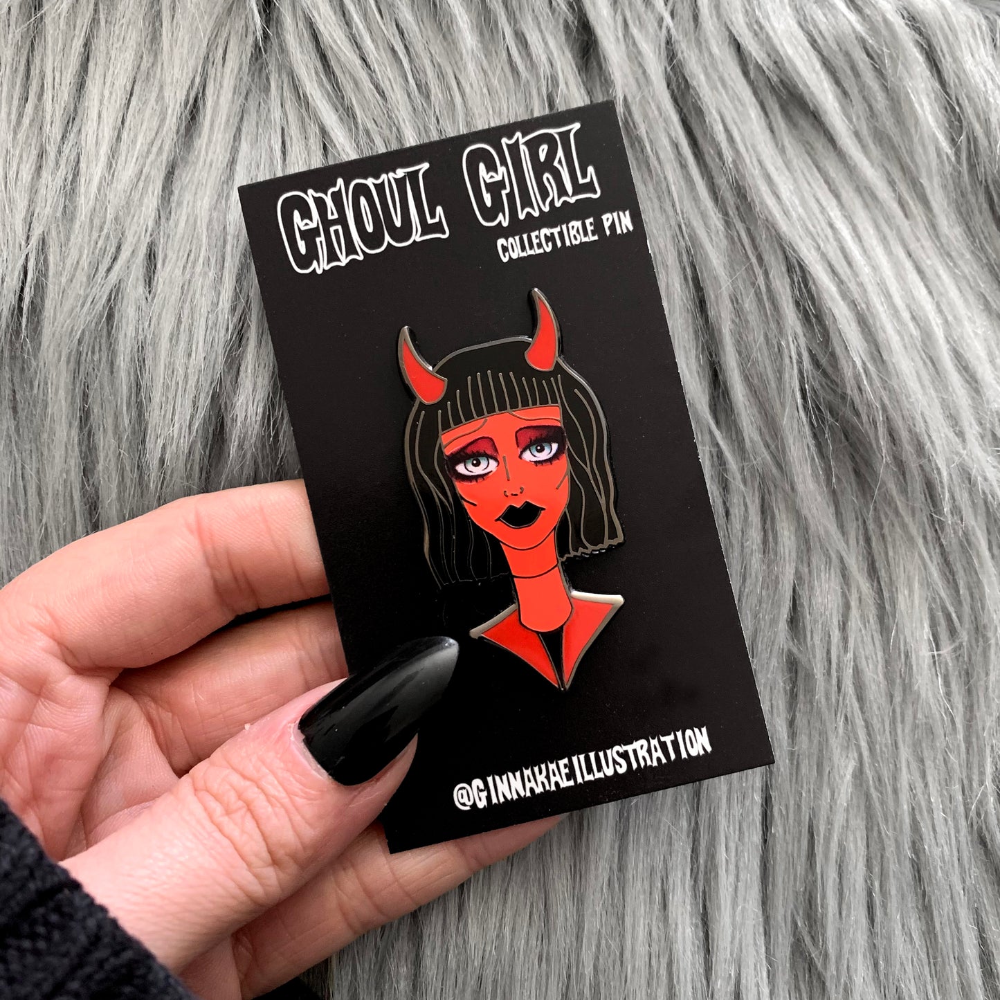 Devil Girl Pin