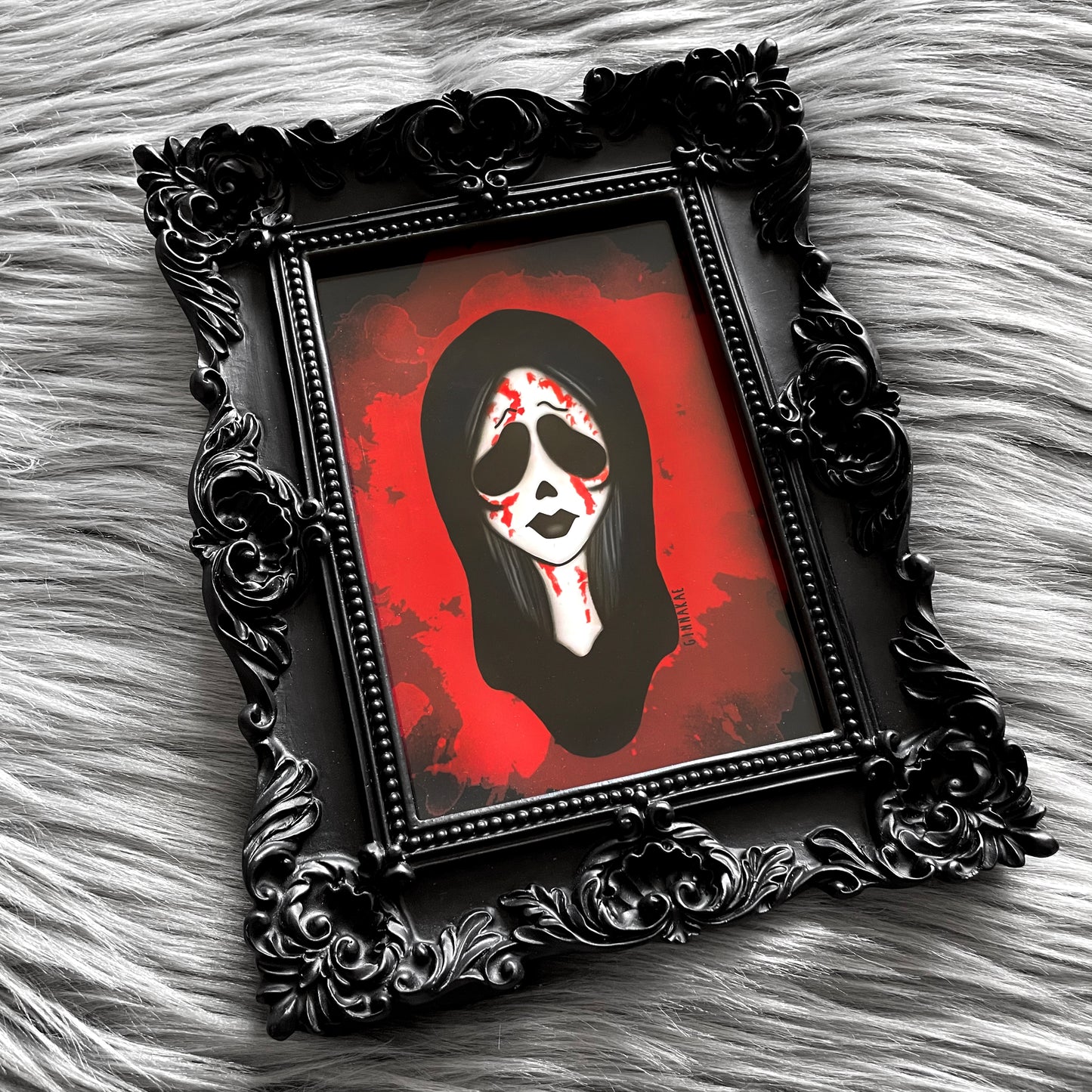 Ghost Face Babe Print