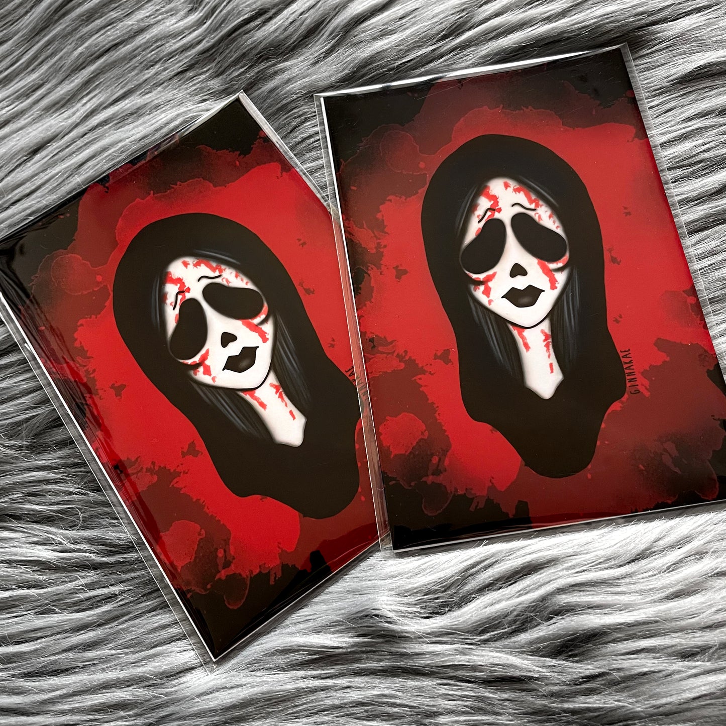 Ghost Face Babe Print