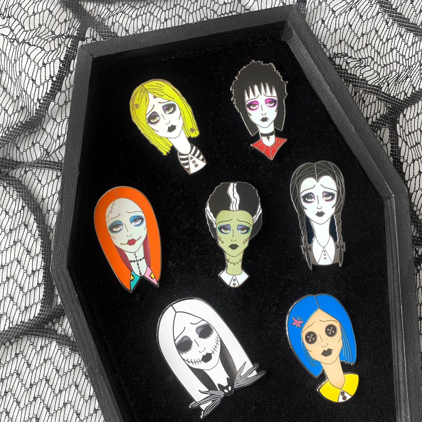 Spooky Girl Pin Mystery Deal (Set of 4)