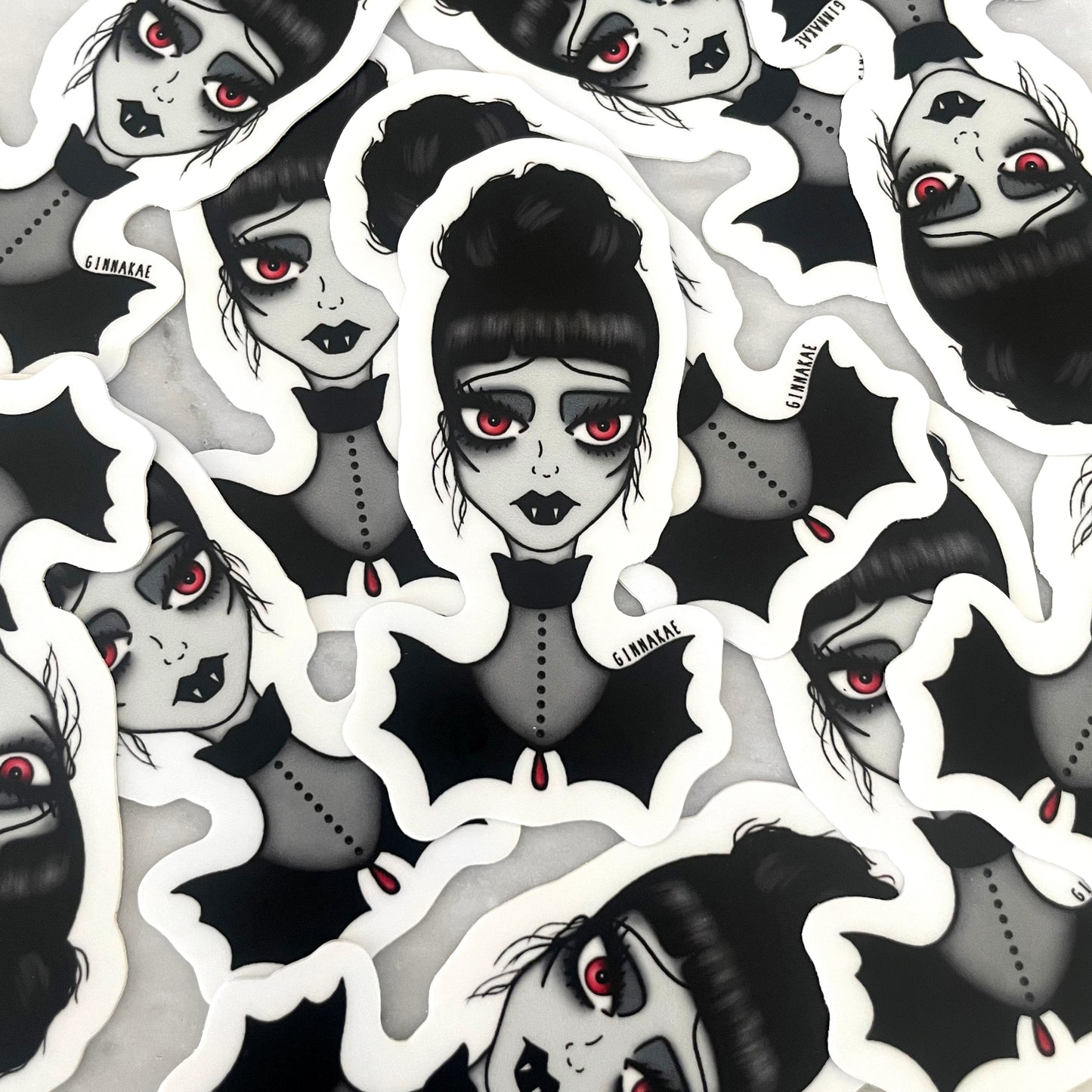 Vamp Babe Print + Sticker