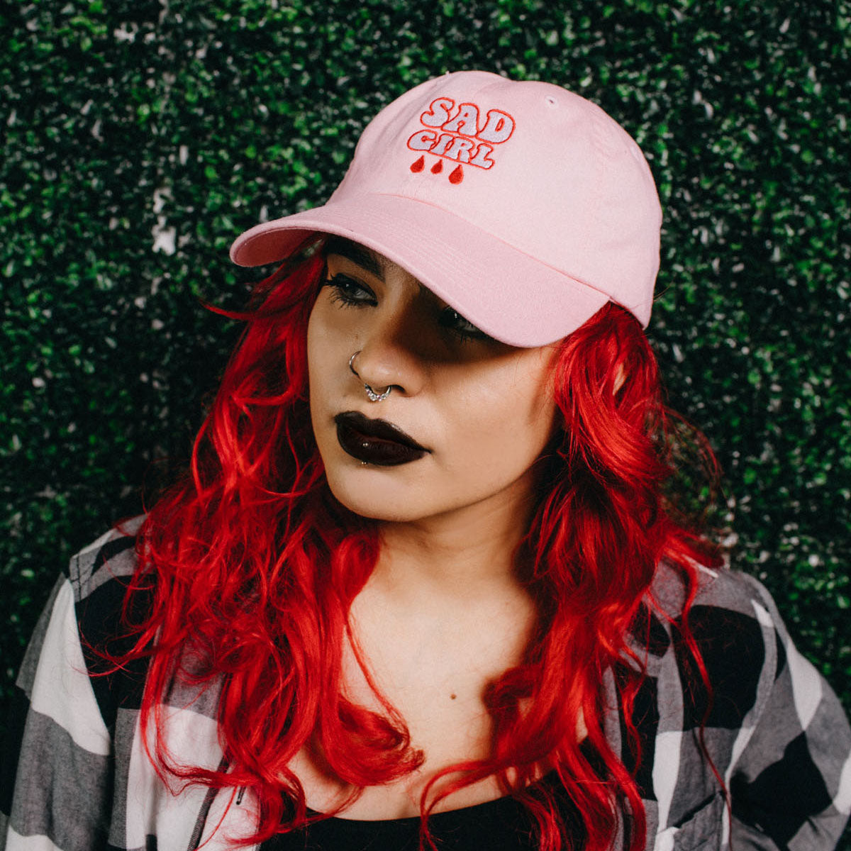 SADGIRL Embroidered Dad Hat