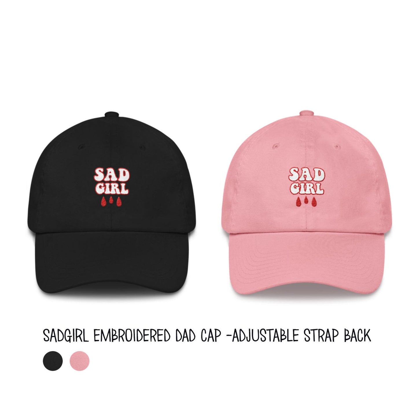 SADGIRL Embroidered Dad Hat