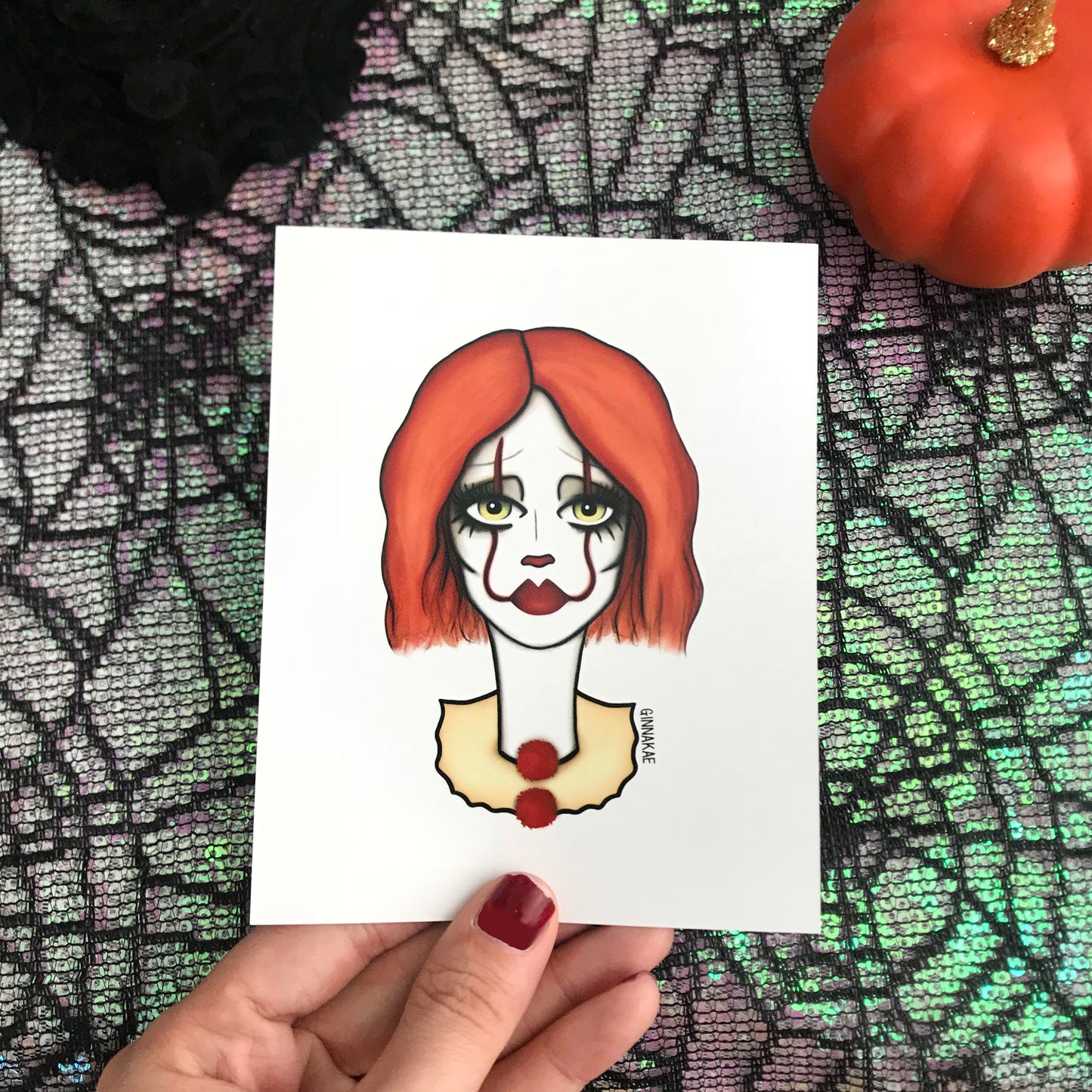 Clown Babe Print + Sticker