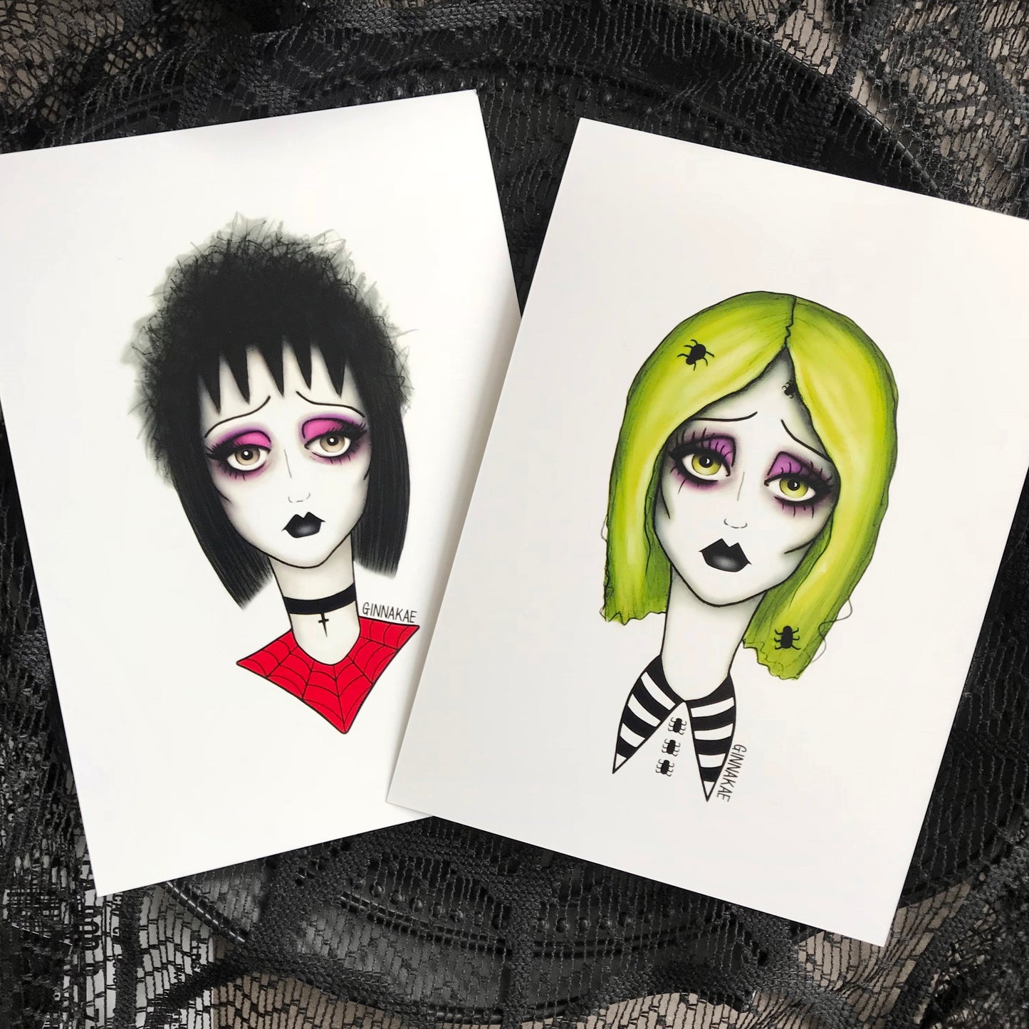 BeetleBabe & Lydia 5x7 Inch Prints