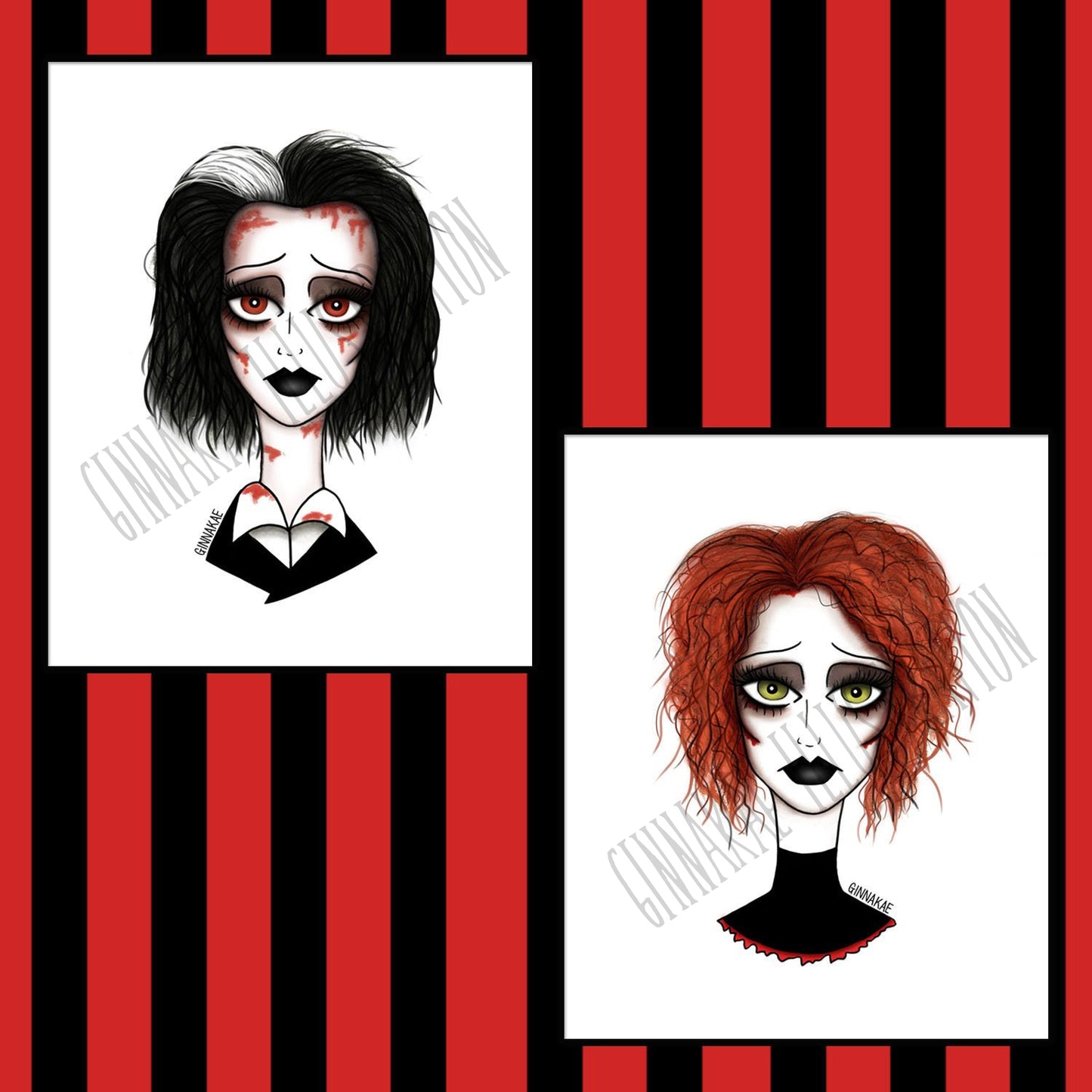 Sweeney Todd & Mrs. Lovett 5x7 Inch Prints