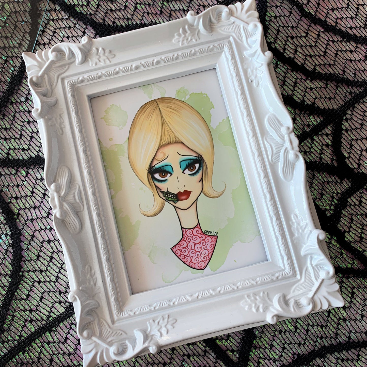 Martian Babe Print