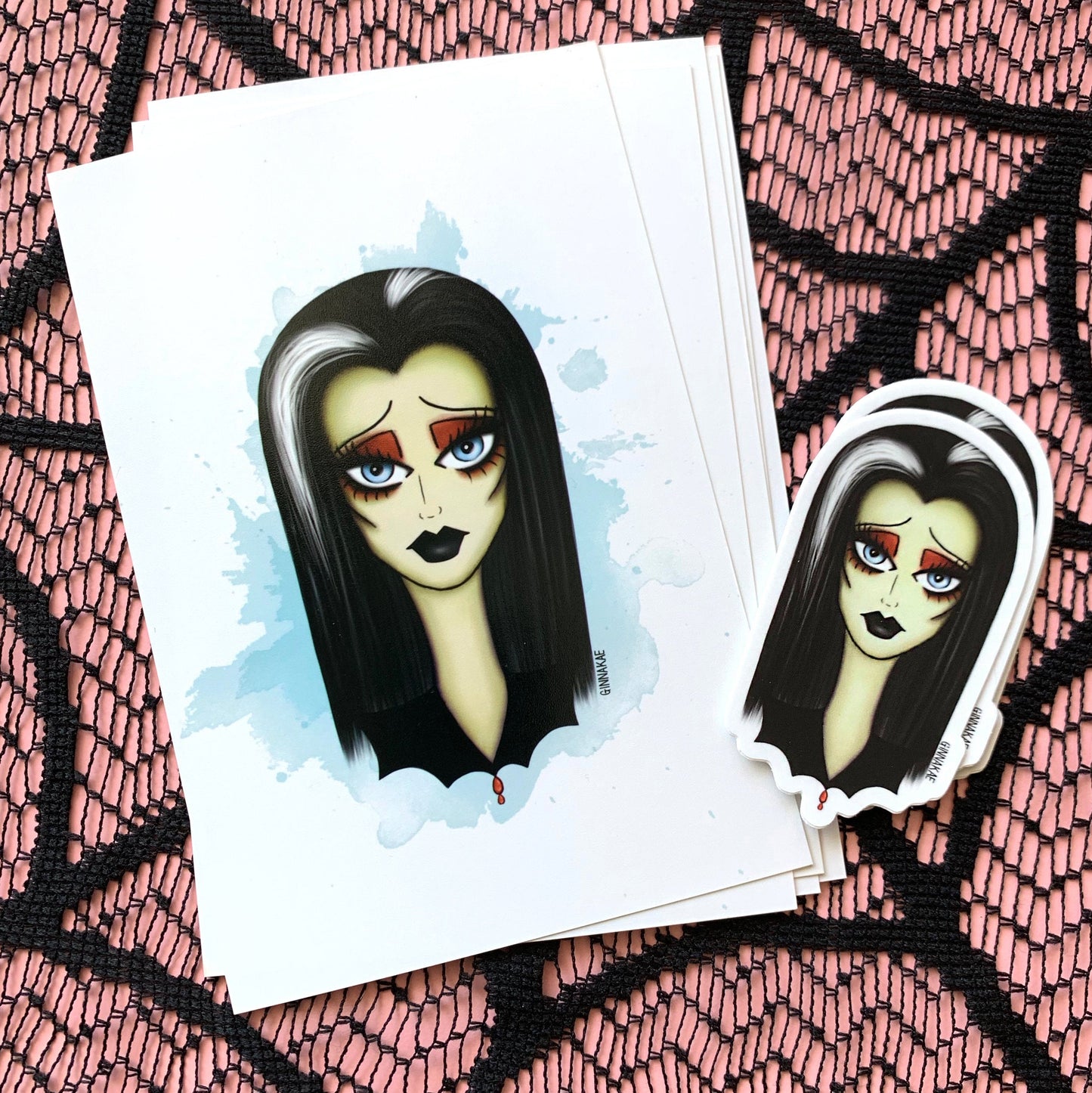 Lily Munster Print + Sticker