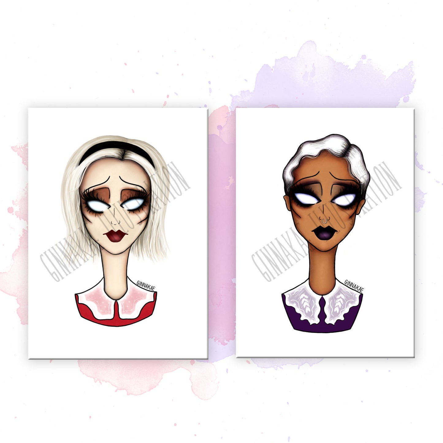 Sabrina Spellman and Prudence Blackwood 5x7 Inch Prints