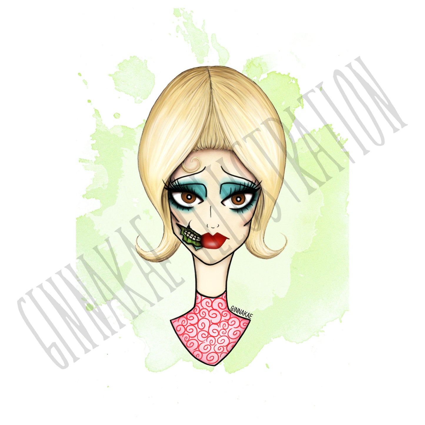 Martian Babe Print