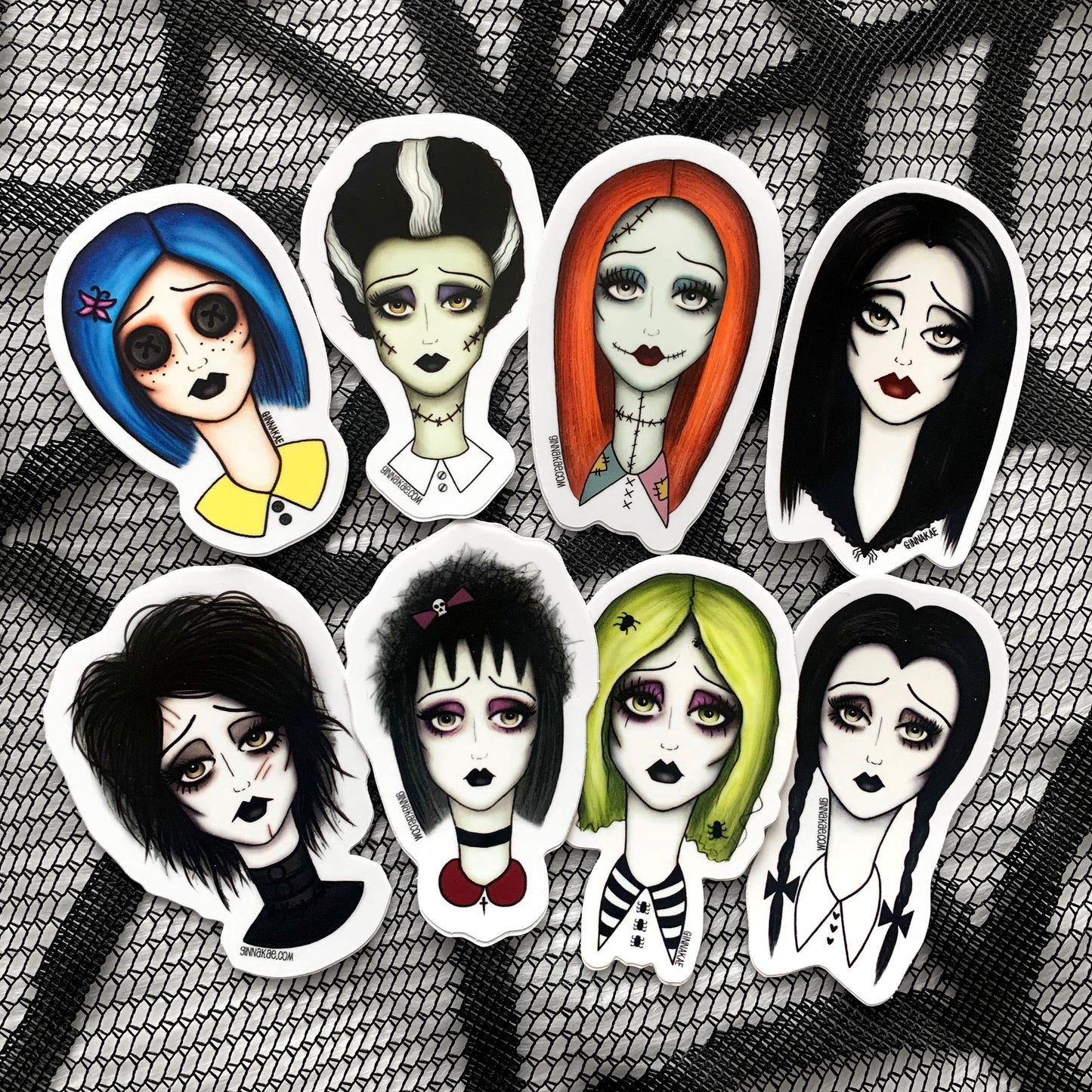 Original Spooky Girl Sticker Pack