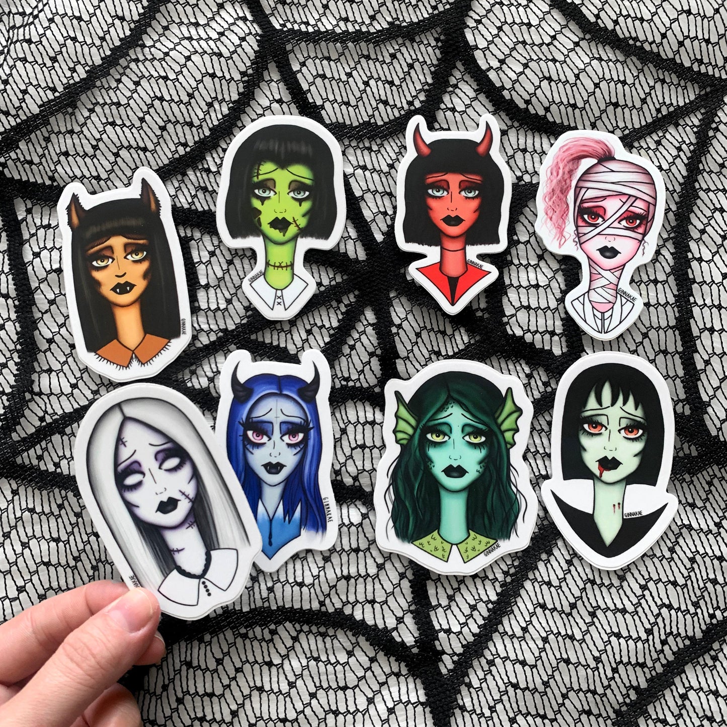 Ghoul Girl Gang Sticker Pack