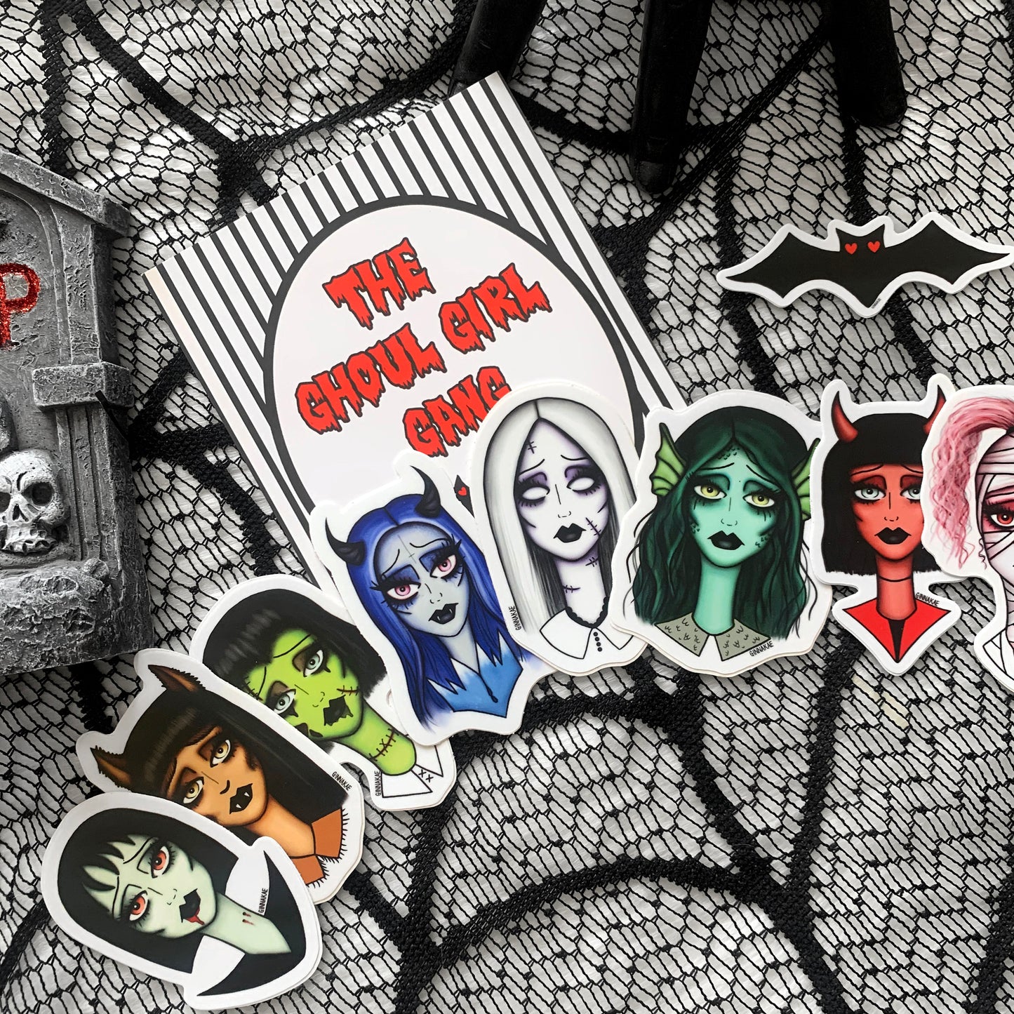 Ghoul Girl Gang Sticker Pack