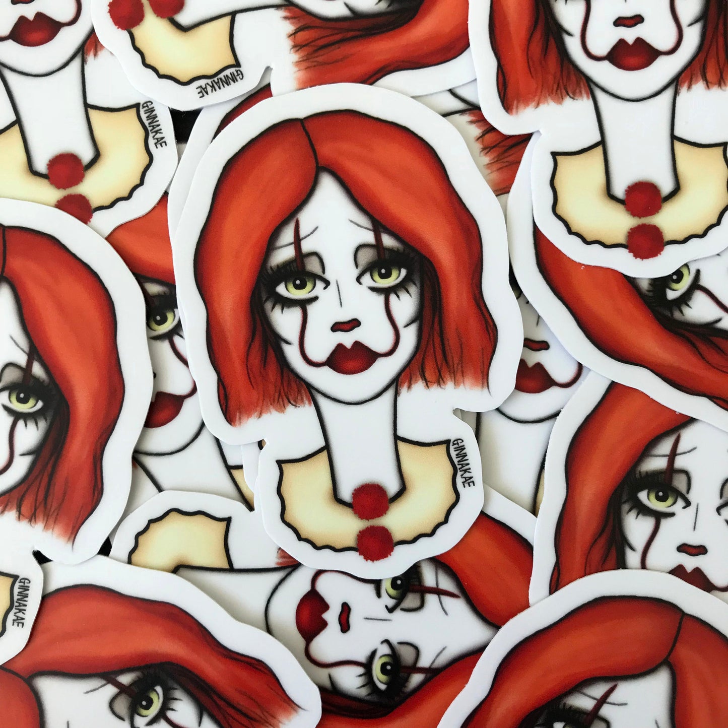Clown Babe Print + Sticker