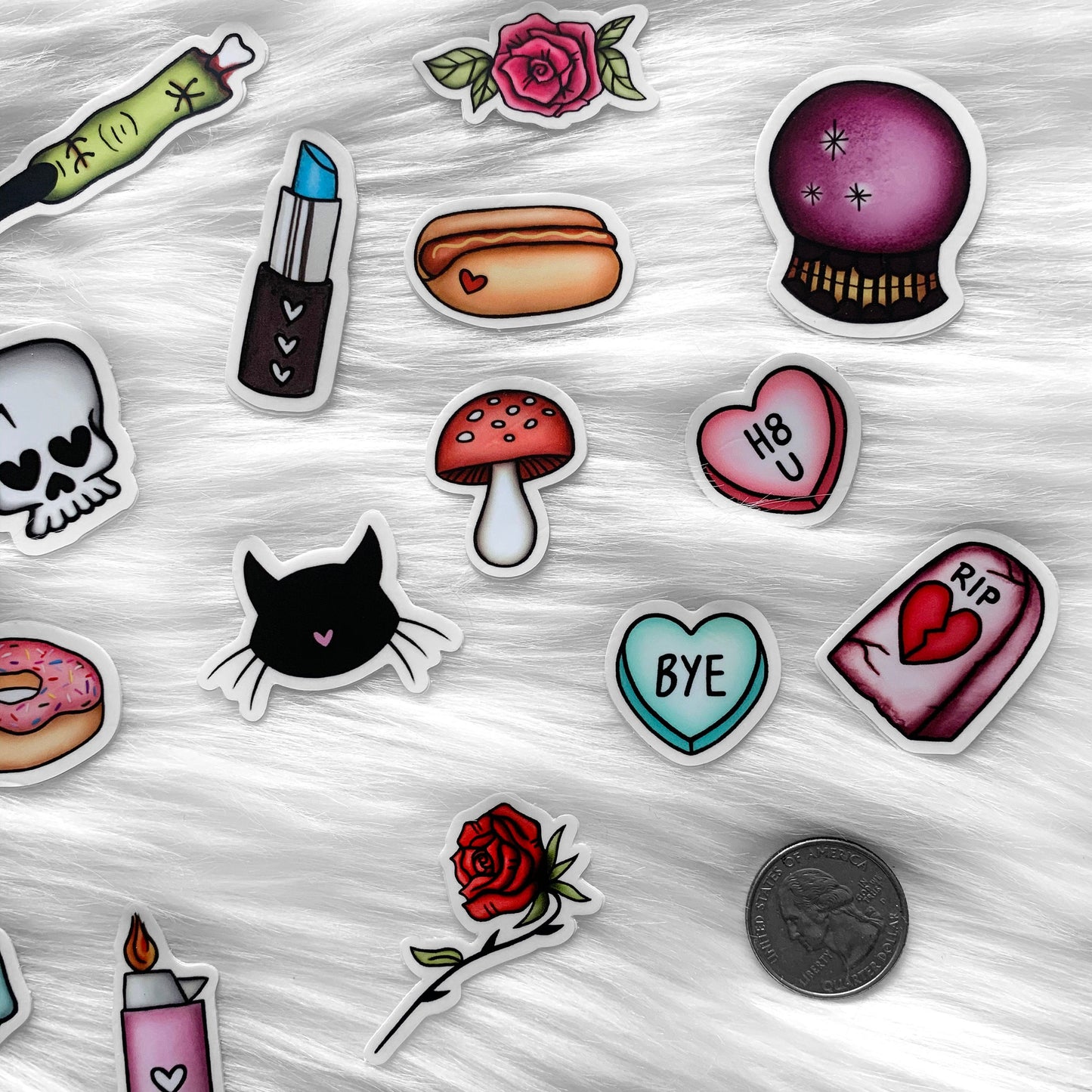 Tiny Mix & Match Stickers (Minimum Purchase of 5 Stickers)