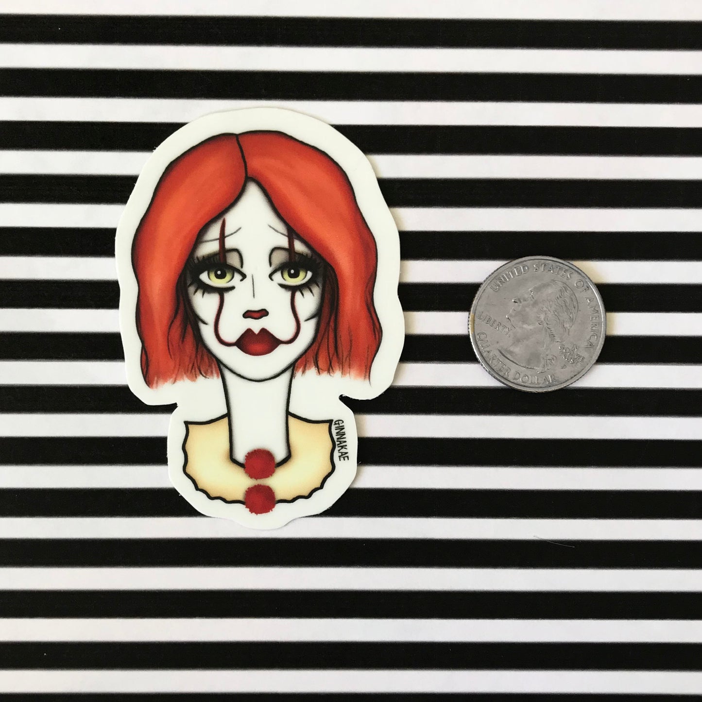 Clown Babe Print + Sticker