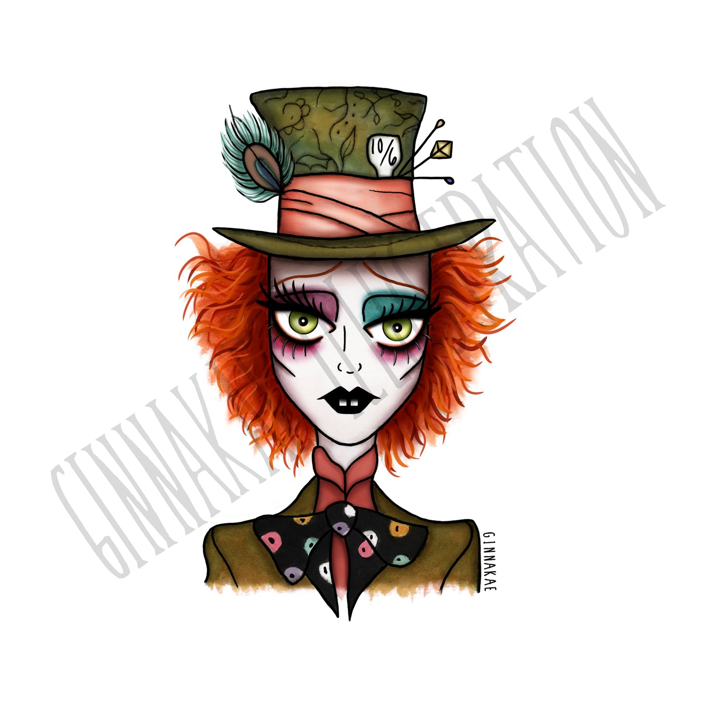 Mad Hatter Print + Sticker