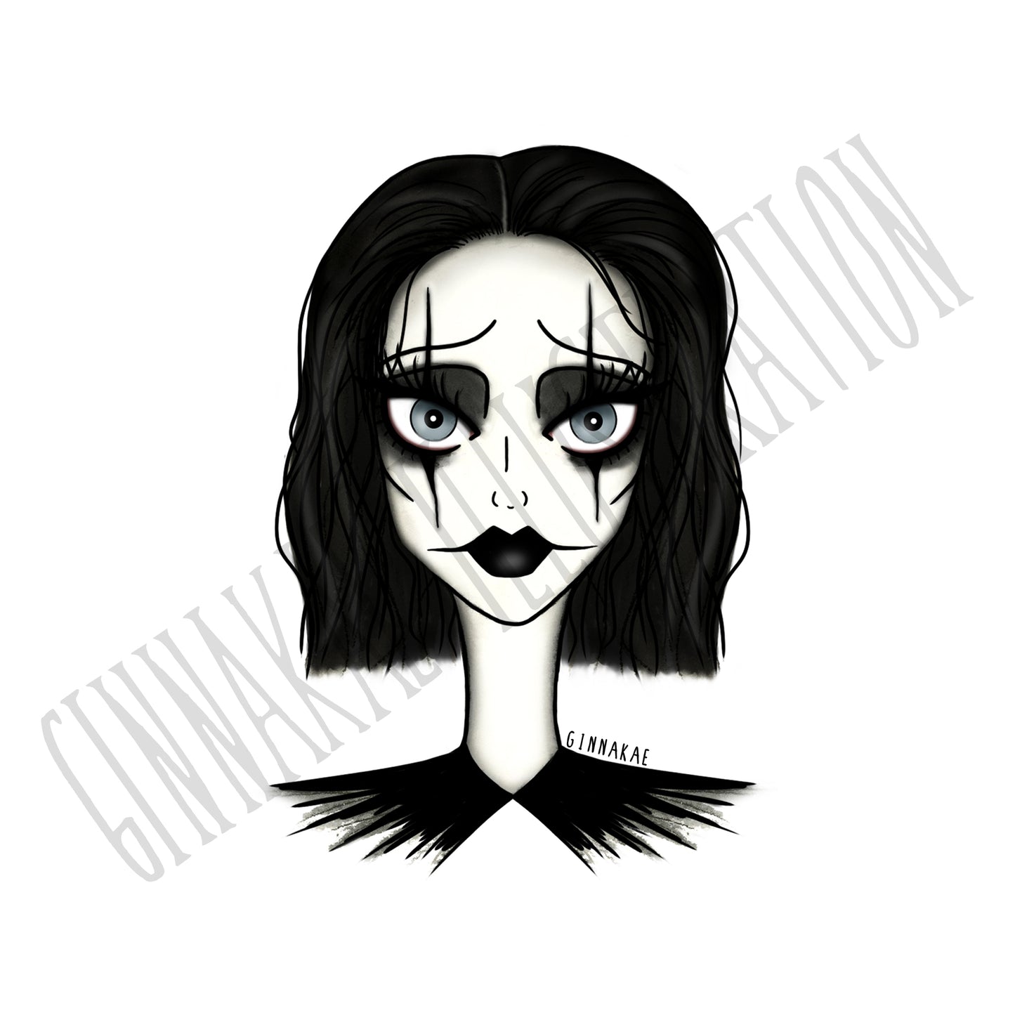 The Crow Print + Sticker