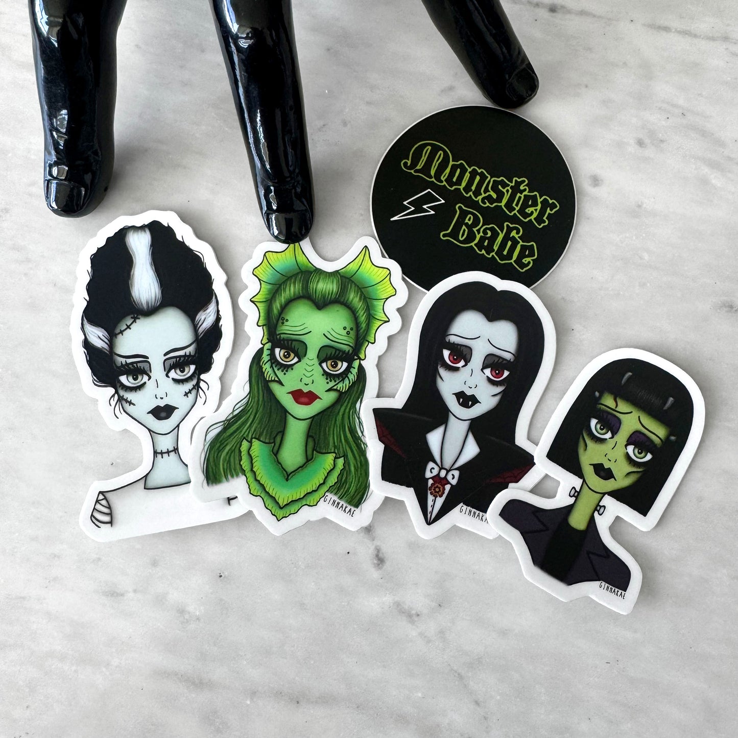 NEW! Monster Babes Sticker Pack