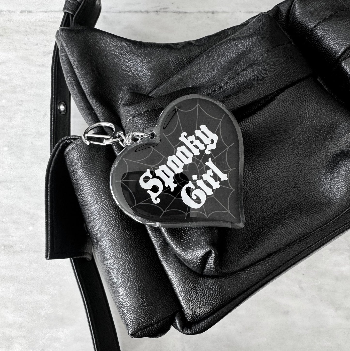 NEW! Spooky Girl Heart Key Chain