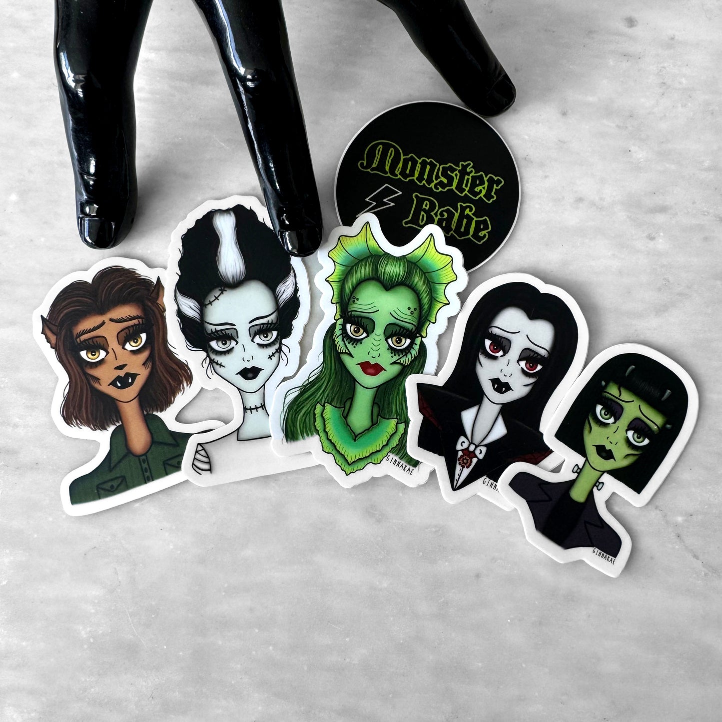 NEW! Monster Babes Sticker Pack