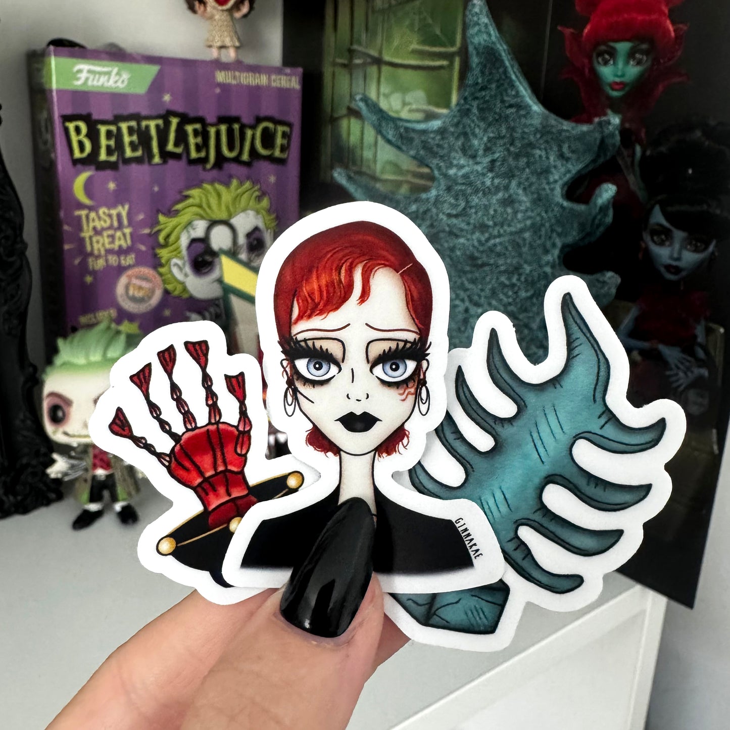 Delia Deetz Sticker Pack