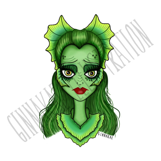 NEW! Creature Babe Print