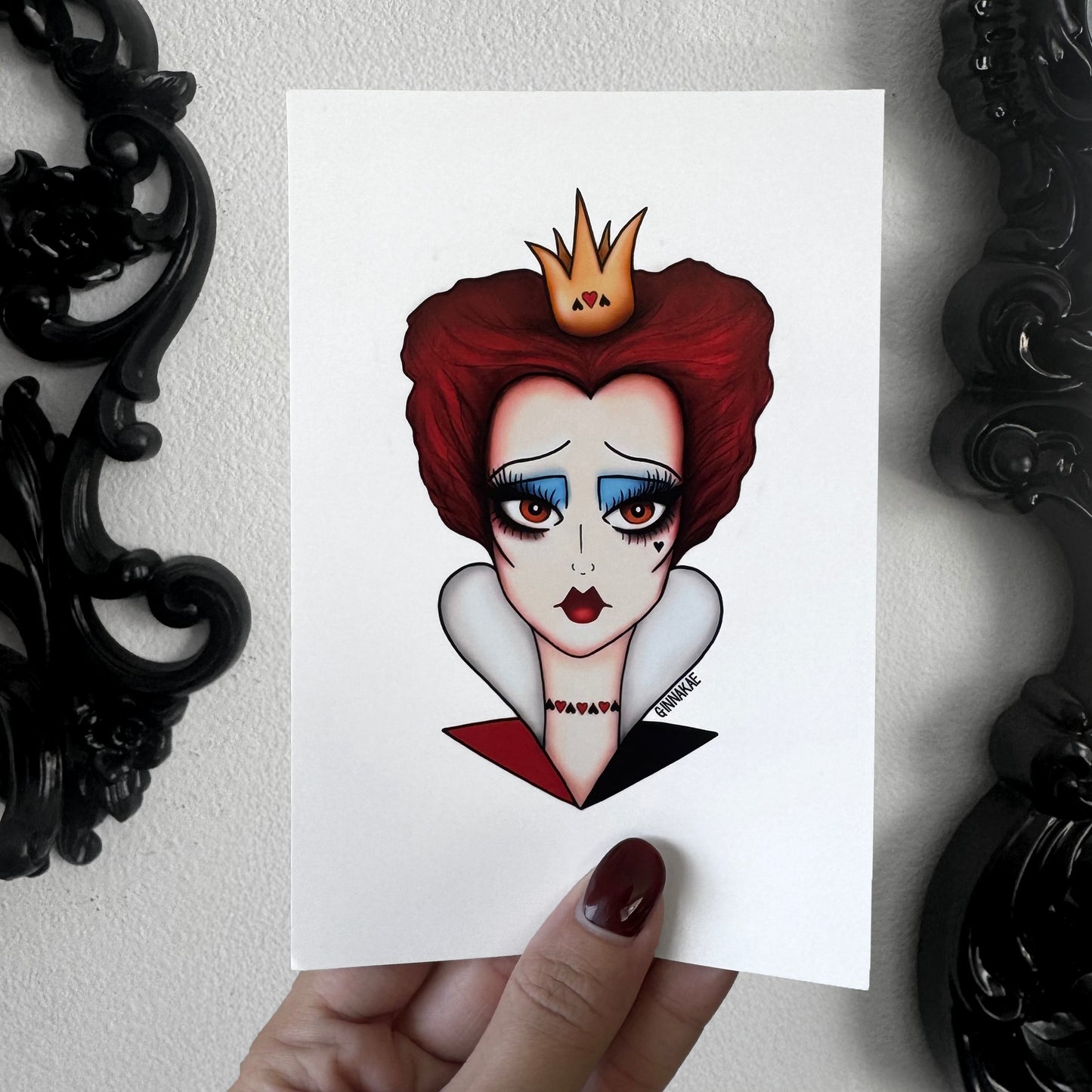 Queen of Hearts Print