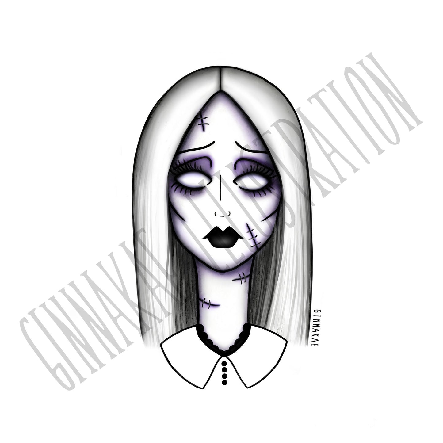 Ghoul Girl Print