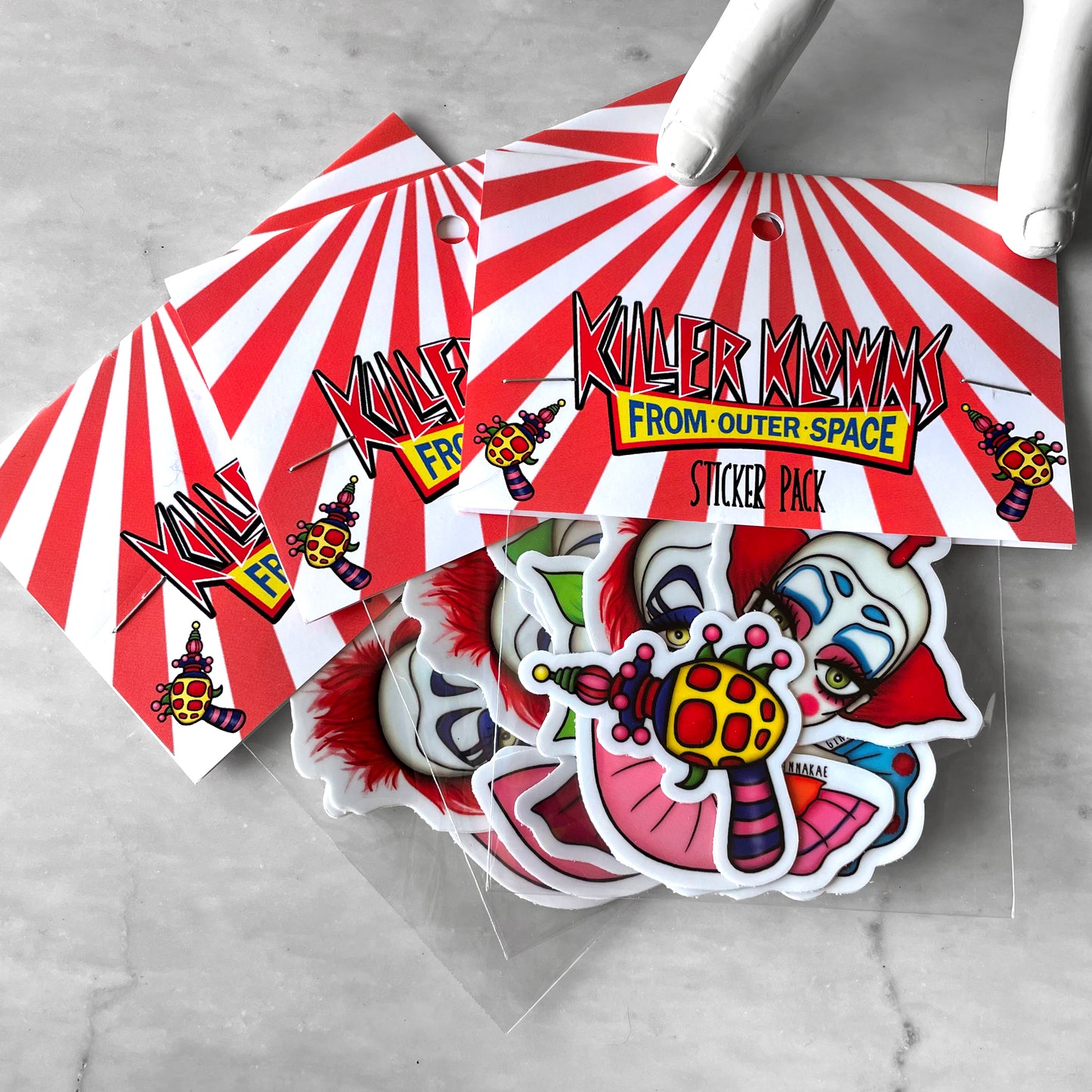 Killer Klown Babes Sticker Pack