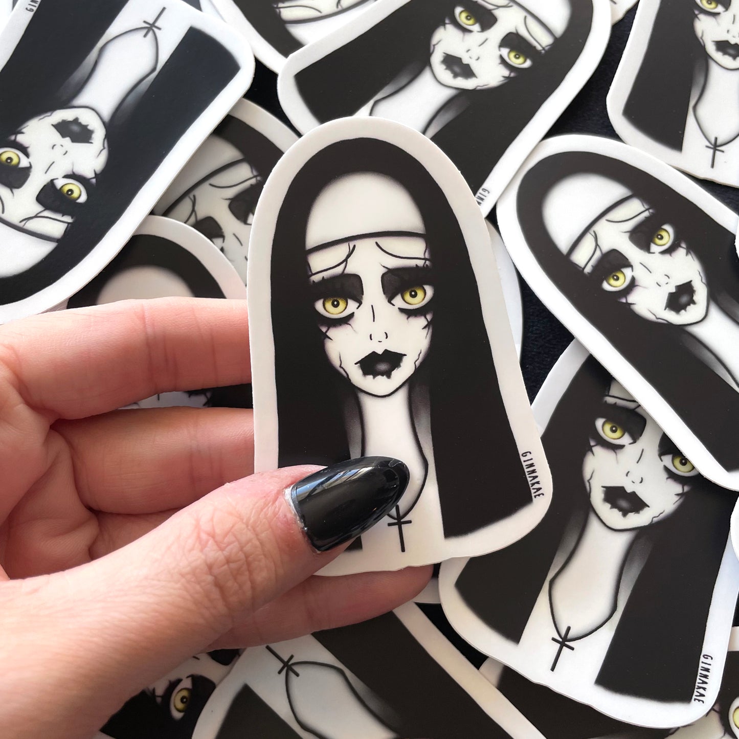 The Nun Print + Sticker
