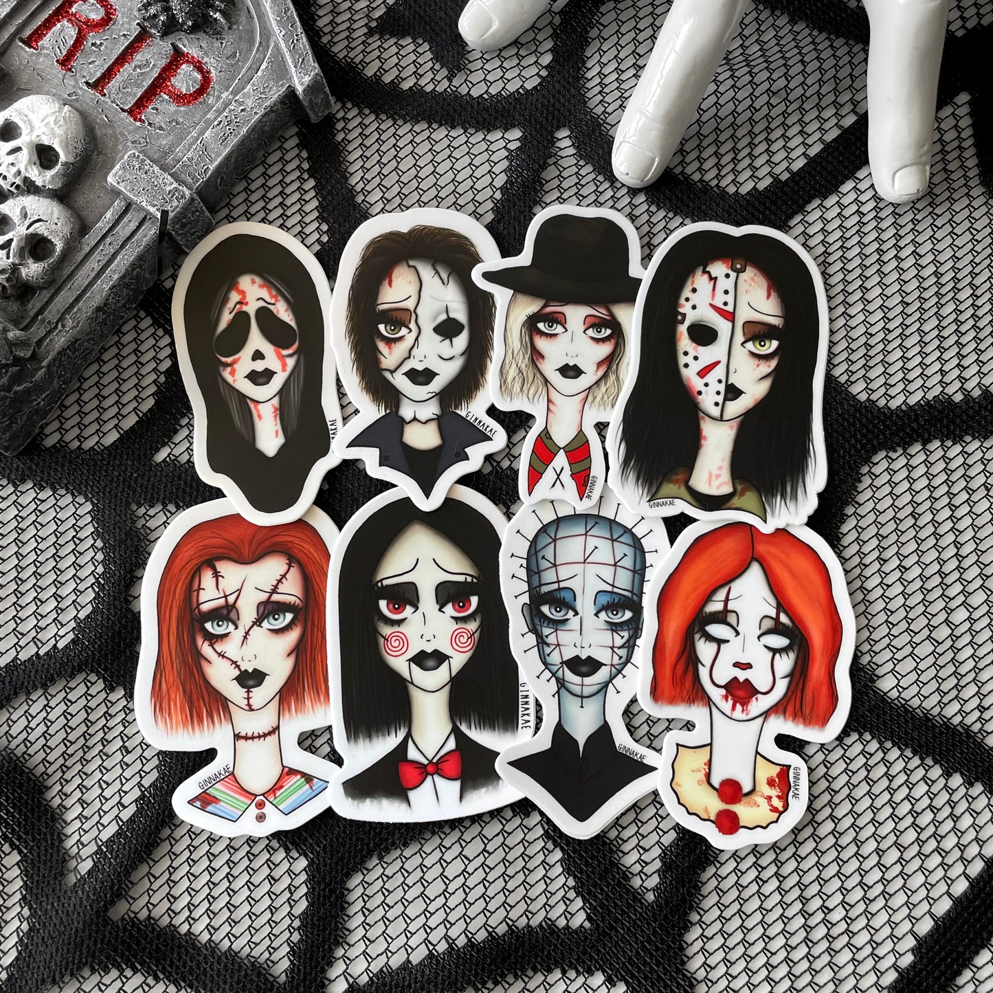 Classic Horror Sticker Pack