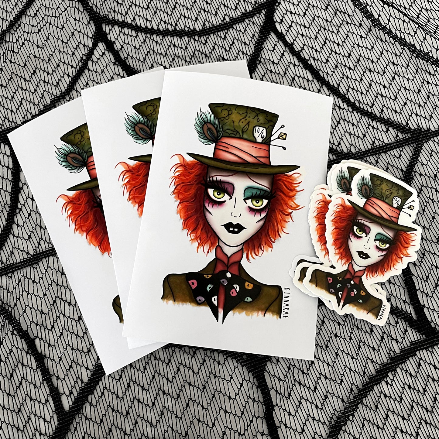 Mad Hatter Print + Sticker