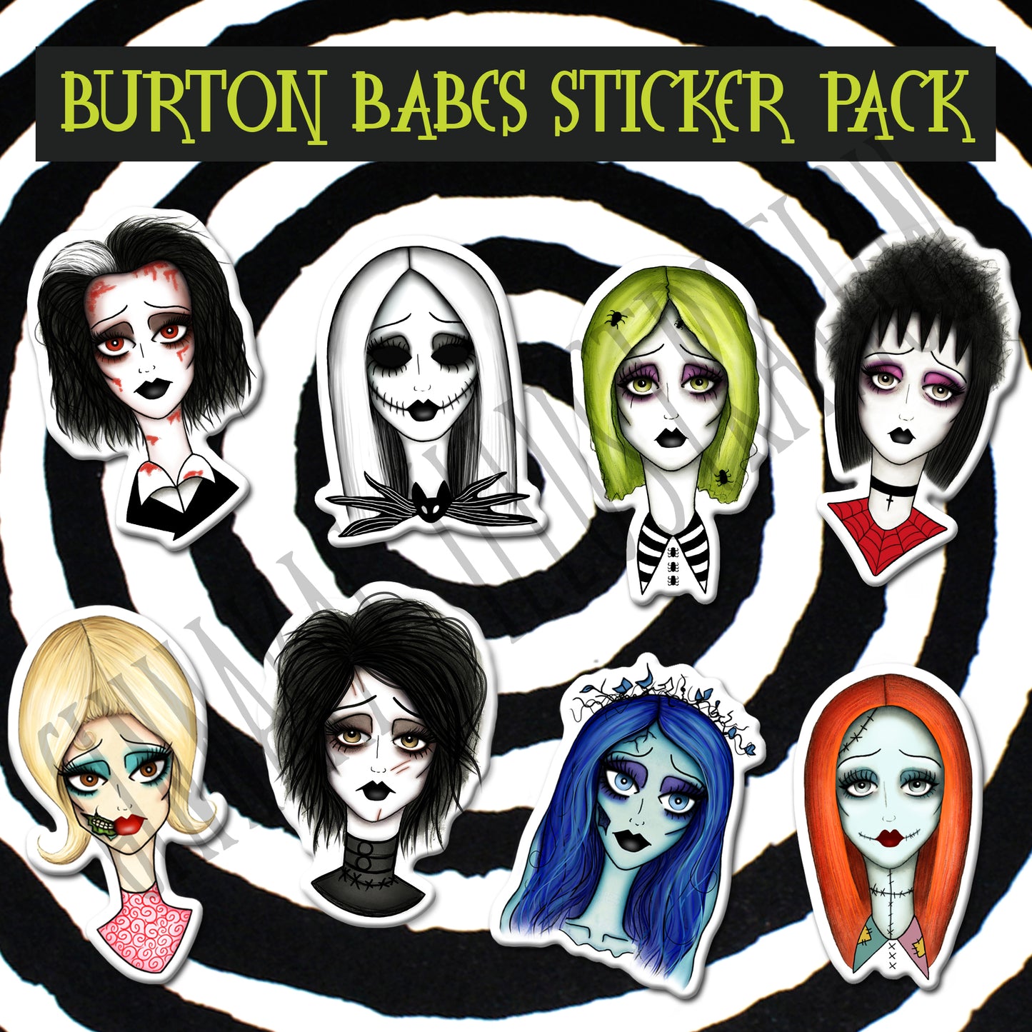 Burton Babes Sticker Pack
