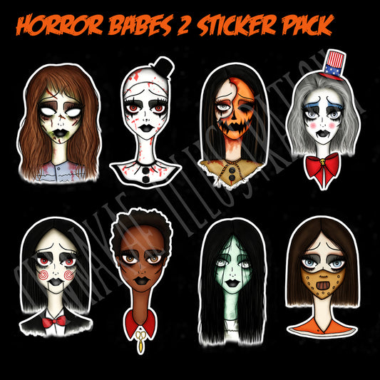Horror Babes 2 Sticker Pack