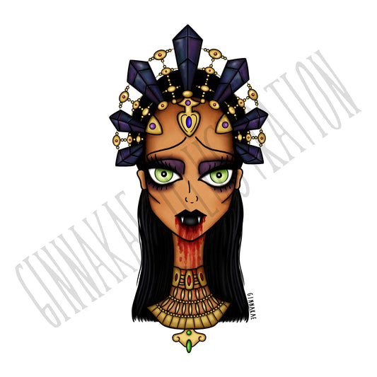 Queen of the Damned Print + Sticker